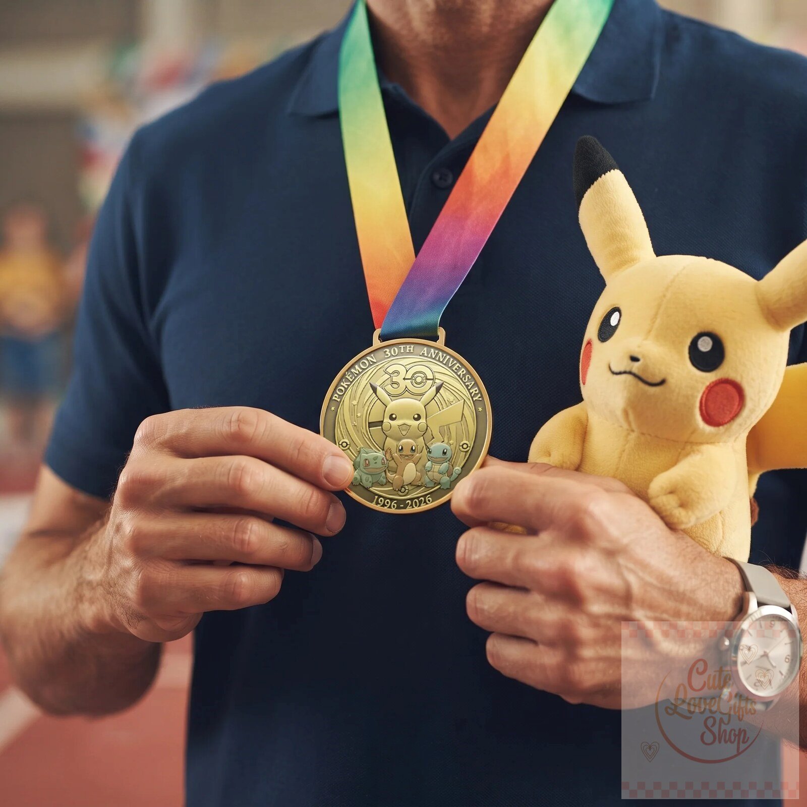 Pokemon 30th Anniversary Collector's Edition Gold Medal Set with Display Case 8 pokemon 30th anniversary collector s edition gold medal set with display case gallery 3