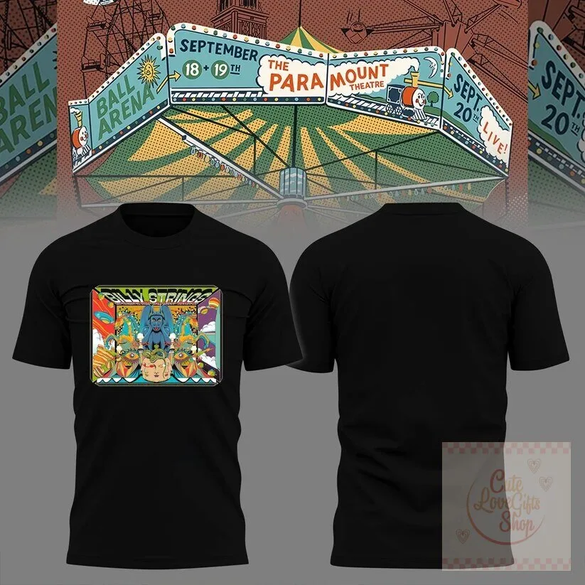 Billy Strings September 2026 Paramount Theatre Tour Dates Black T-Shirt