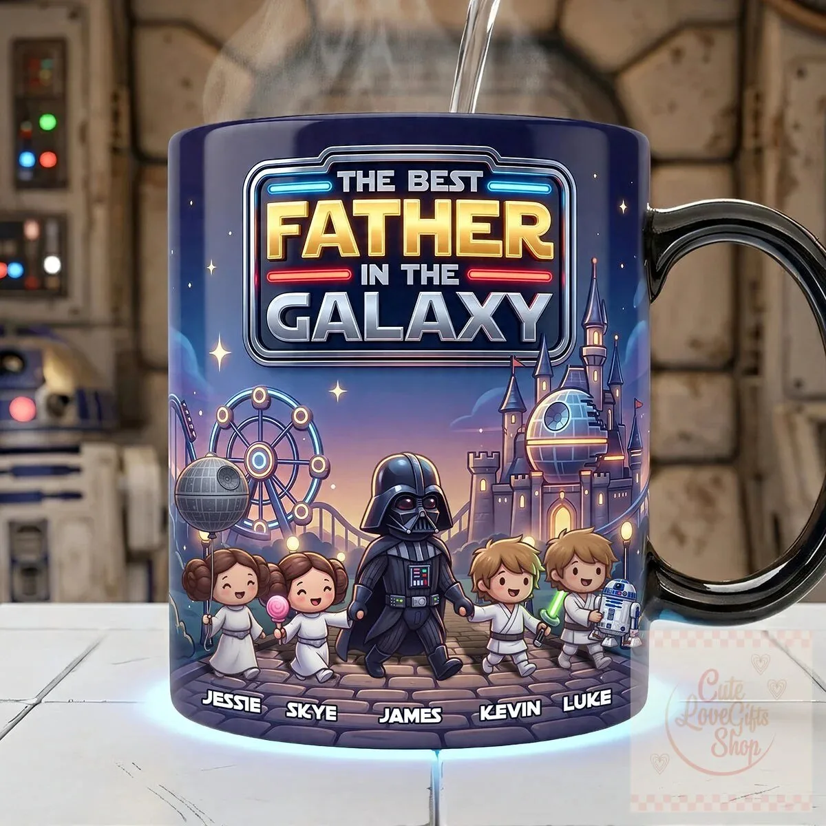 Star Wars The Best Father In The Galaxy Personalized Coffee Mug