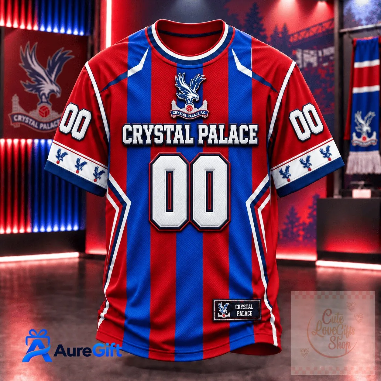 Crystal Palace Football Club Personalized Fan Kit Soccer Jersey