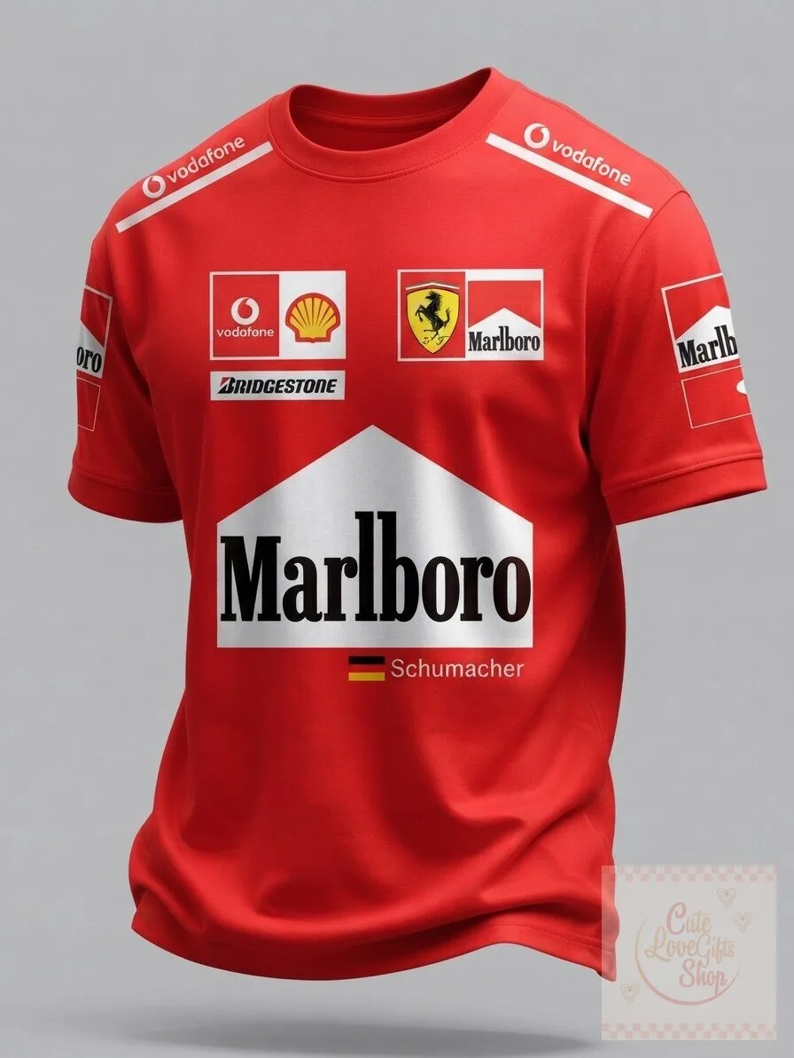 Ferrari Formula One Michael Schumacher Marlboro Racing Team T-Shirt