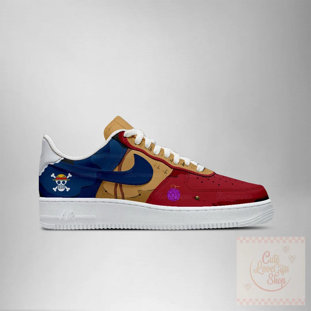 One Piece Monkey D. Luffy Live Action Custom Anime Shoes 4 One Piece Monkey D. Luffy Live Action Custom Anime Shoes