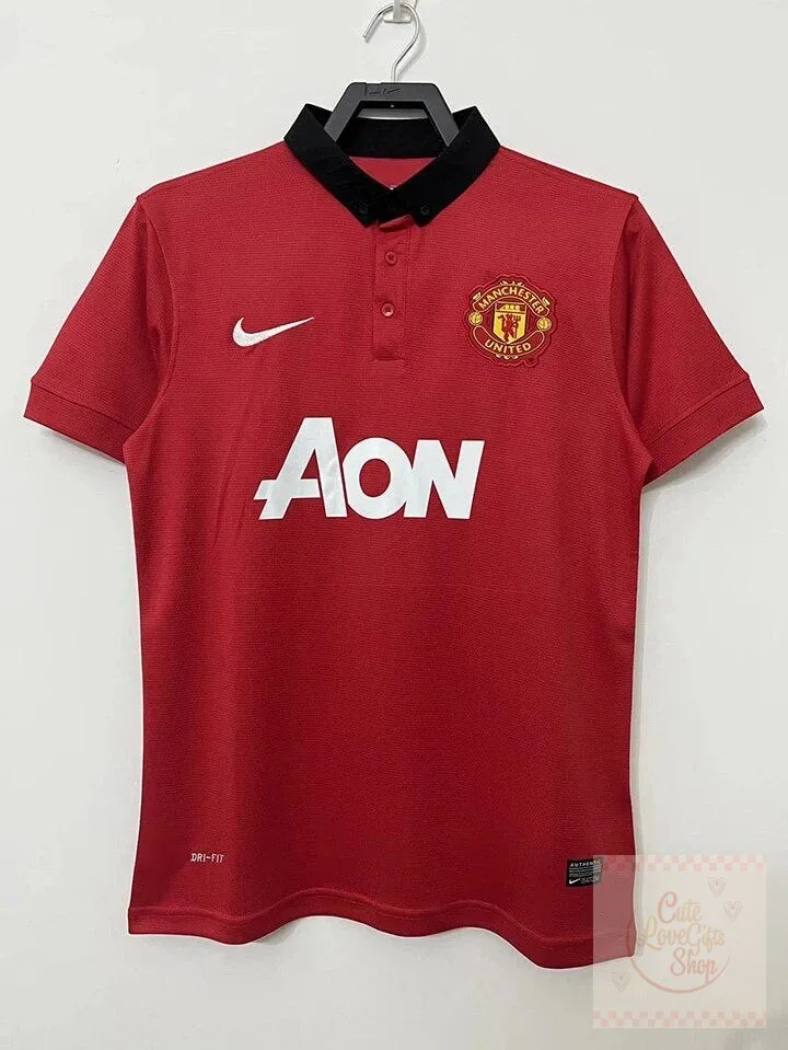 Manchester United 2013-2014 Home Red Football Jersey