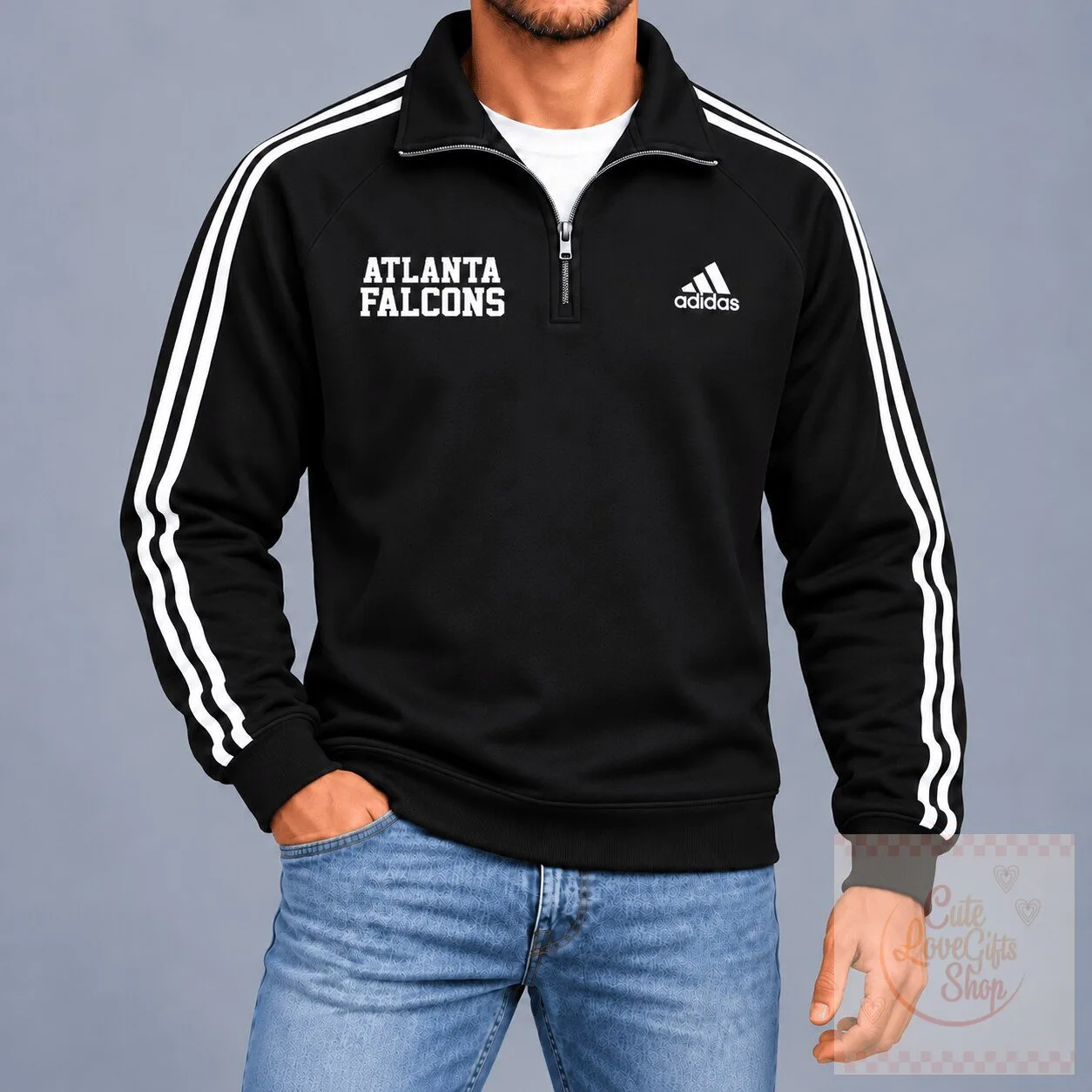 Atlanta Falcons National Football League Quarter-Zip Track Jacket